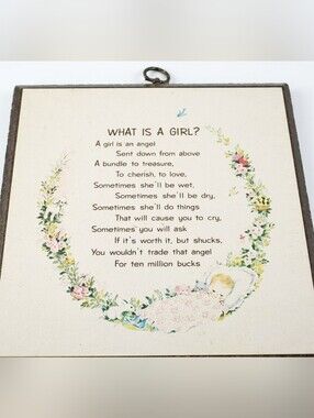 What Is A Girl? Wall Decor
